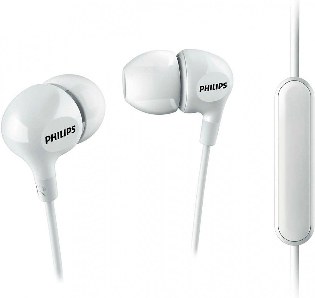 Акція на Навушники Philips SHE3555WT/00 Mic White від Територія твоєї техніки