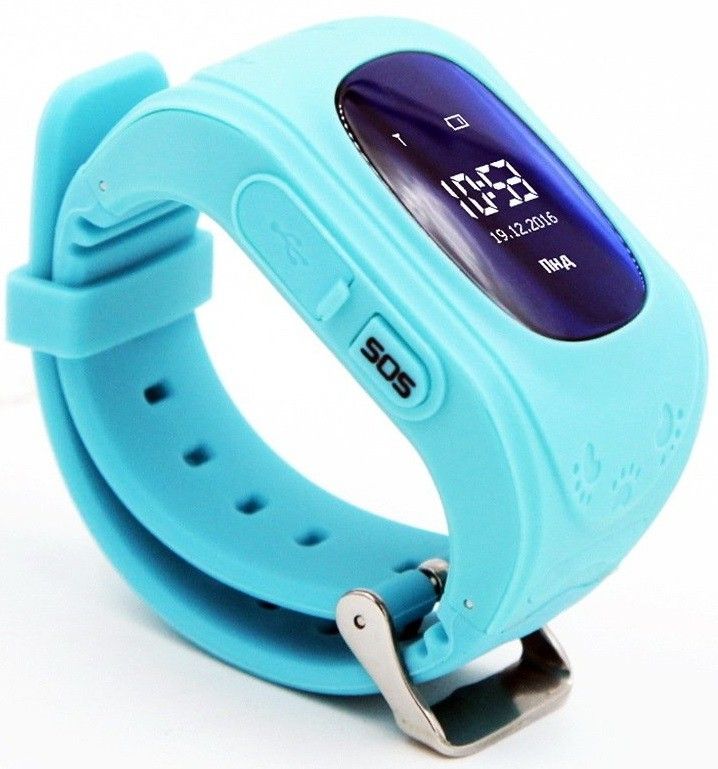 

Дитячий годинник-телефон з GPS трекером GOGPS K50 (K50TR) Turquoise