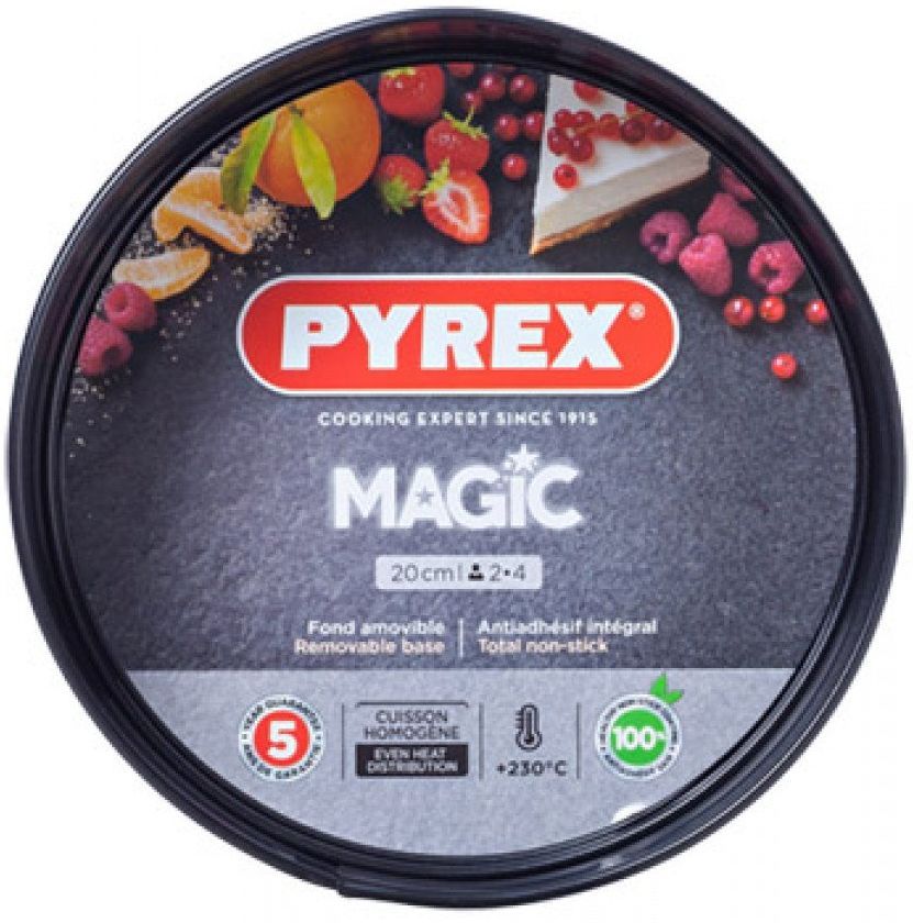 

Форма для випічки Pyrex Magic 20 см Кругла (MG20BS6) Black