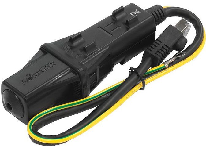 

Грозозахист MIKROTIK Gigabit Ethernet Surge Protector (RBGESP)