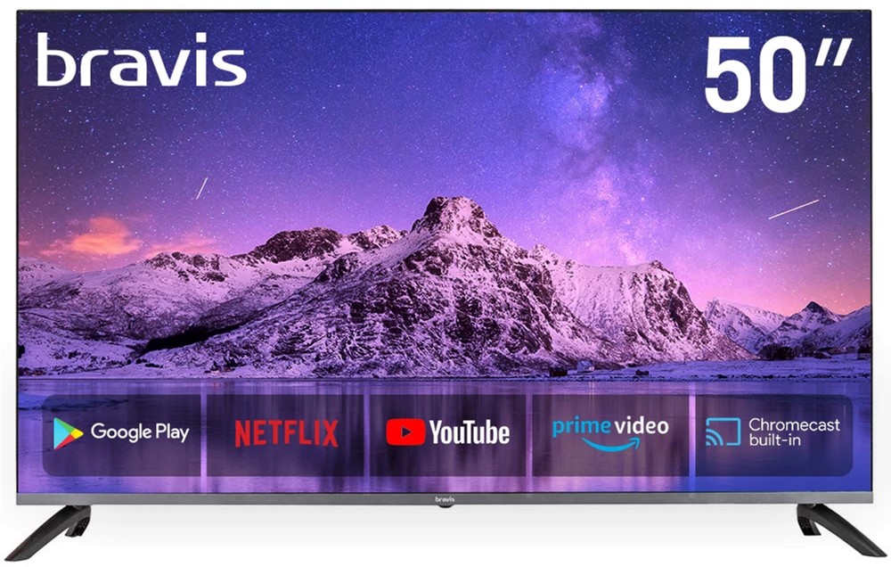

Телевізор Bravis UHD-50M8000 Smart + T2