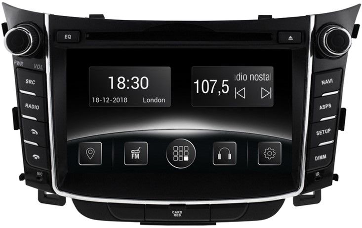

Автомагнітола штатна Gazer CM6007-GD для Hyundai i30 (GD) 2012-2016