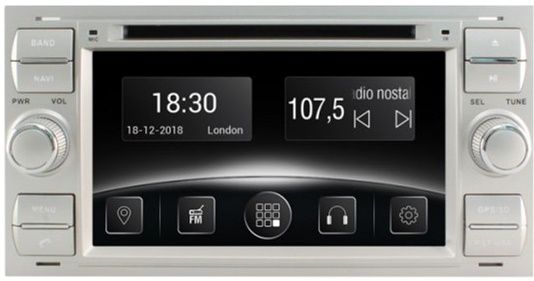 

Автомагнітола штатна Gazer CM6007-DB для Ford Focus, Mondeo, Connect, S-Max 2004-2010