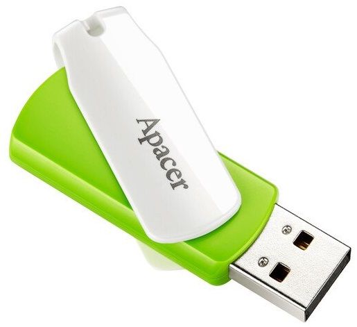 

USB флеш накопичувач Apacer AH335 64GB USB (AP64GAH335G-1) Green/White