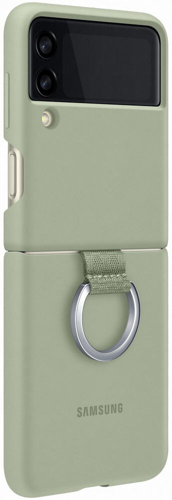 

Панель Silicone Cover with Ring для Samsung Galaxy Z Flip 3 EF-PF711TMEGRU Olive Green