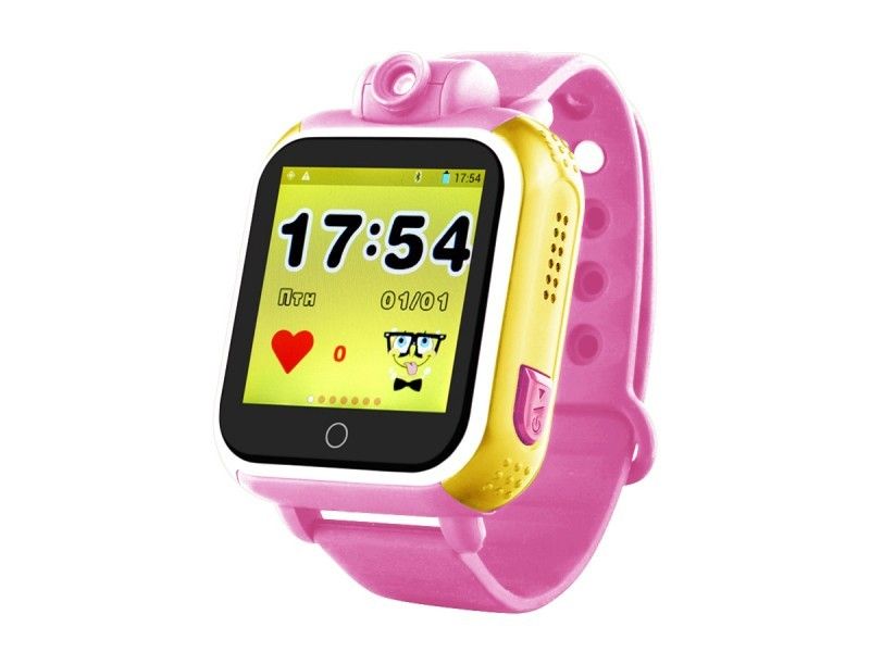 

Детские умные часы с GPS-трекером TD-07 (Q20) Pink