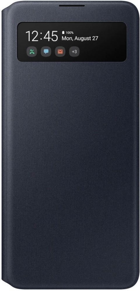 Акция на Чохол Samsung S View Wallet Cover для Samsung A515 (EF-EA515PBEGRU) Black от Територія твоєї техніки