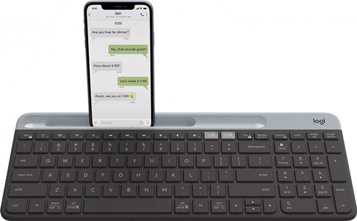

Клавіатура Logitech K580 Slim Multi-Device Wireless (920-009275) Graphite
