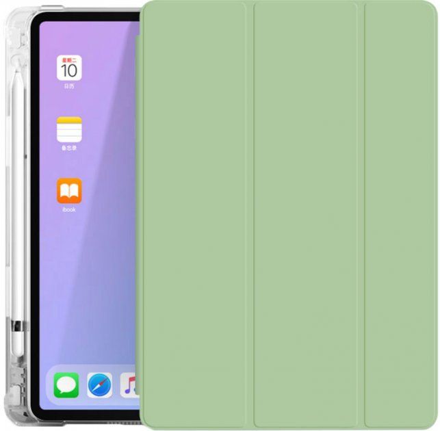 

Обкладинка BeCover Soft TPU з кріпленням Apple Pencil для Apple iPad Air 10.9 2020 (705520) Green