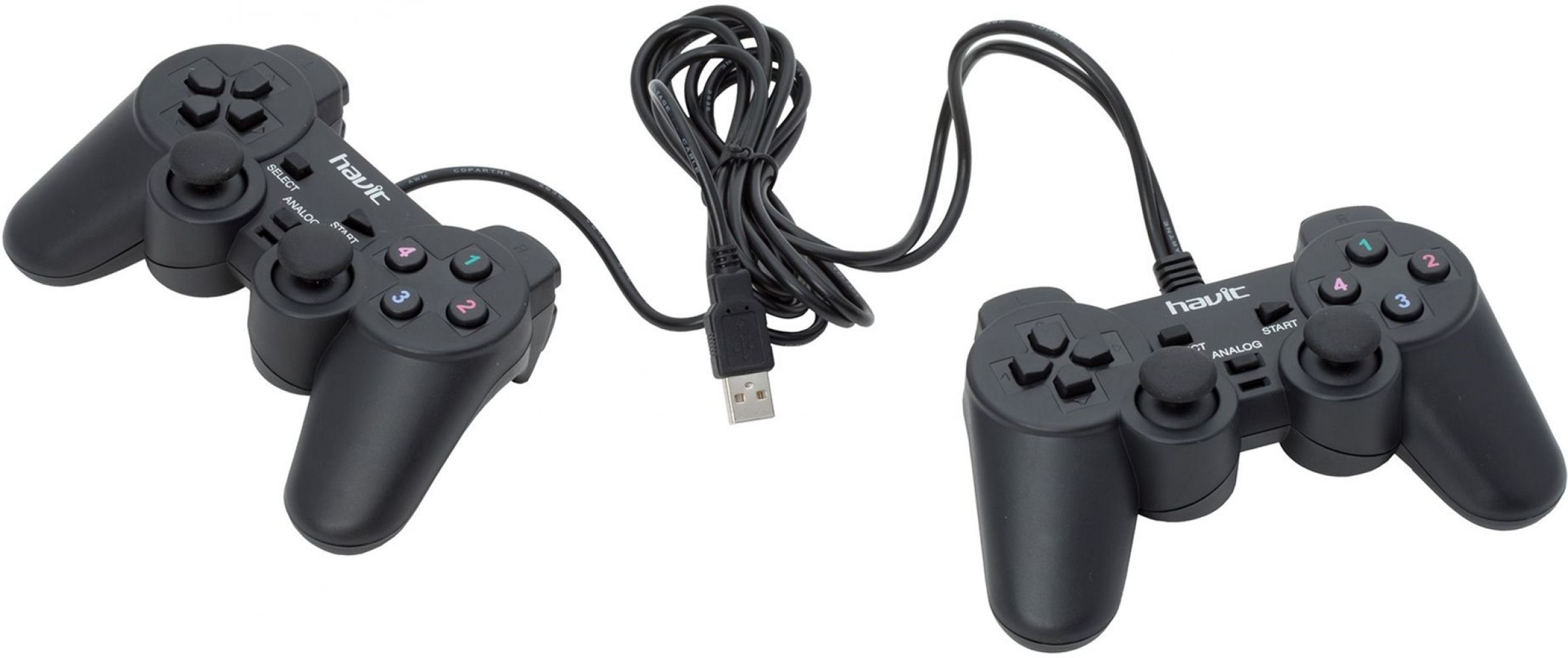 

Дротовий геймпад Havit HV-G61 USB (21206) Black