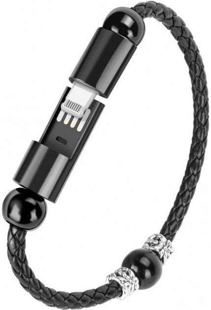 

Кабель ArmorStandart Bracelet Round USB — Lightning 0.225 м (ARM56176) Black
