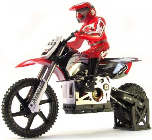 

Радіокерована модель Мотоцикл 1:4 Himoto Burstout MX400 Brushed Red