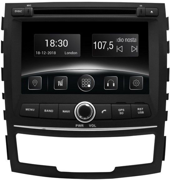 

Автомагнітола штатна Gazer CM5007-CK для Ssang Yong Korando (CK) 2010-2013