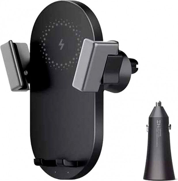

Автотримач ZMI Car Wireless Charger Black 20W + АЗУ (WCJ10)