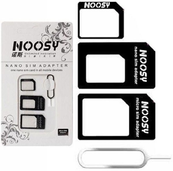 

Набір адаптерів ExtraDigital Noosy для Nano/Micro SIM-карты (15514) Black