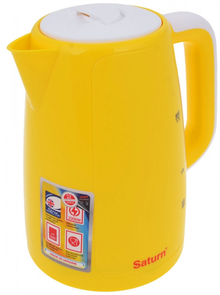 

Электрочайник Saturn ST-EK8435 Yellow/White