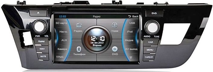 

Штатная магнитола Phantom DVM-3080G iS Toyota Corolla 2013 —