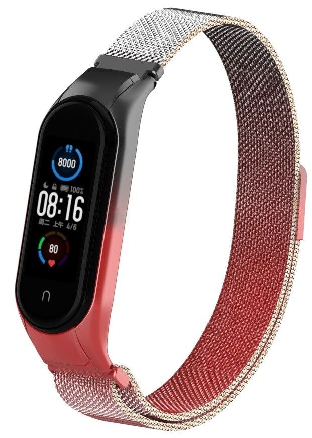 

Ремешок Armorstandart Milanese Magnetic Band 503 для Xiaomi Mi Band 5 (ARM57185) Gradient Black-Red