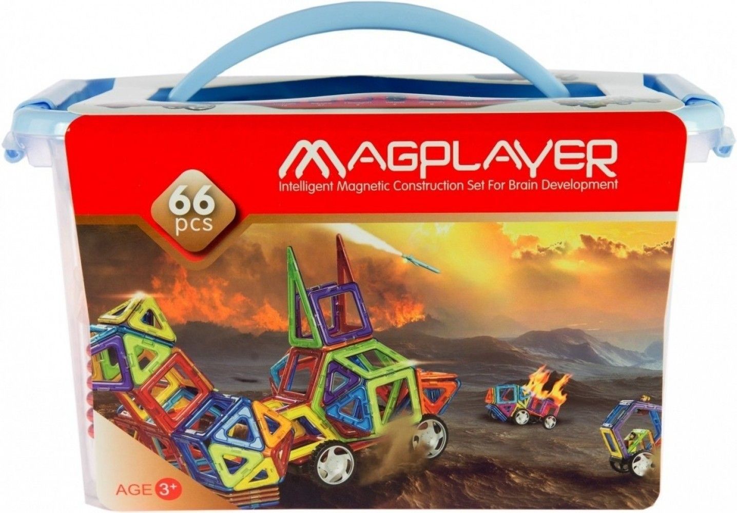 

Магнітний конструктор MagPlayer 66 елементів (MPT-66)