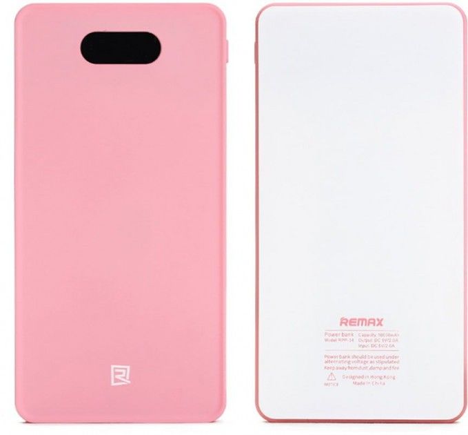 

Портативная батарея Remax Muse RPP-34 PowerBank 10000mAh Pink