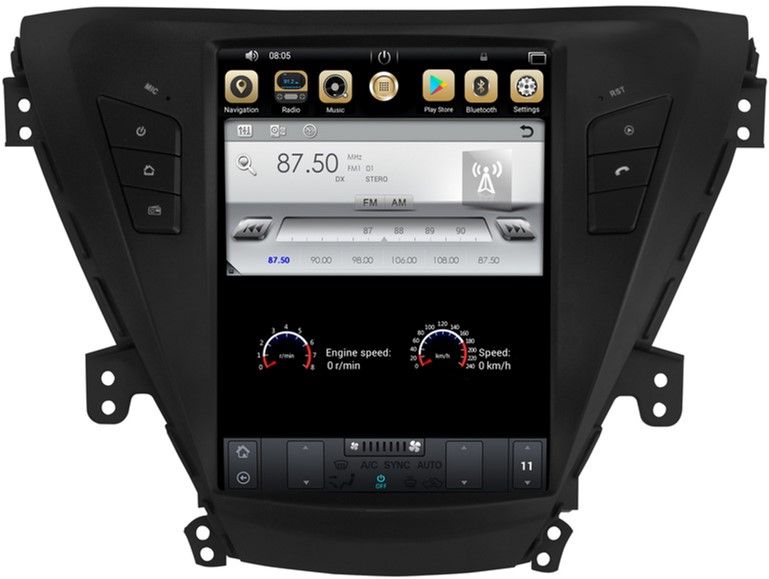 

Автомагнітола штатна Gazer CM7010-MD для Hyundai Elantra (MD) 2011-2016