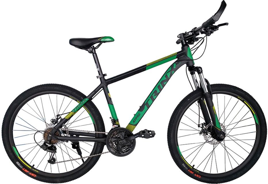

Велосипед TRINX Majestic M116 2019 26" 19" (M116.19MBG) Matt-Black-Green