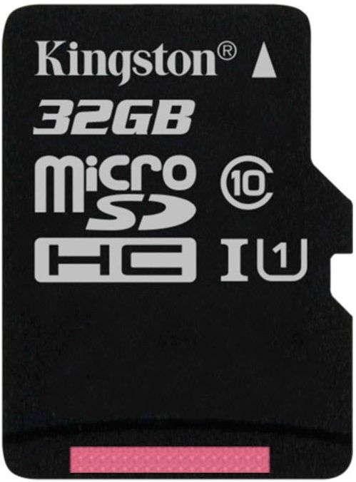

Карта пам'яті Kingston microSDXC 32GB Canvas Select Class 10 UHS-I U1 (SDCS/32GBSP)