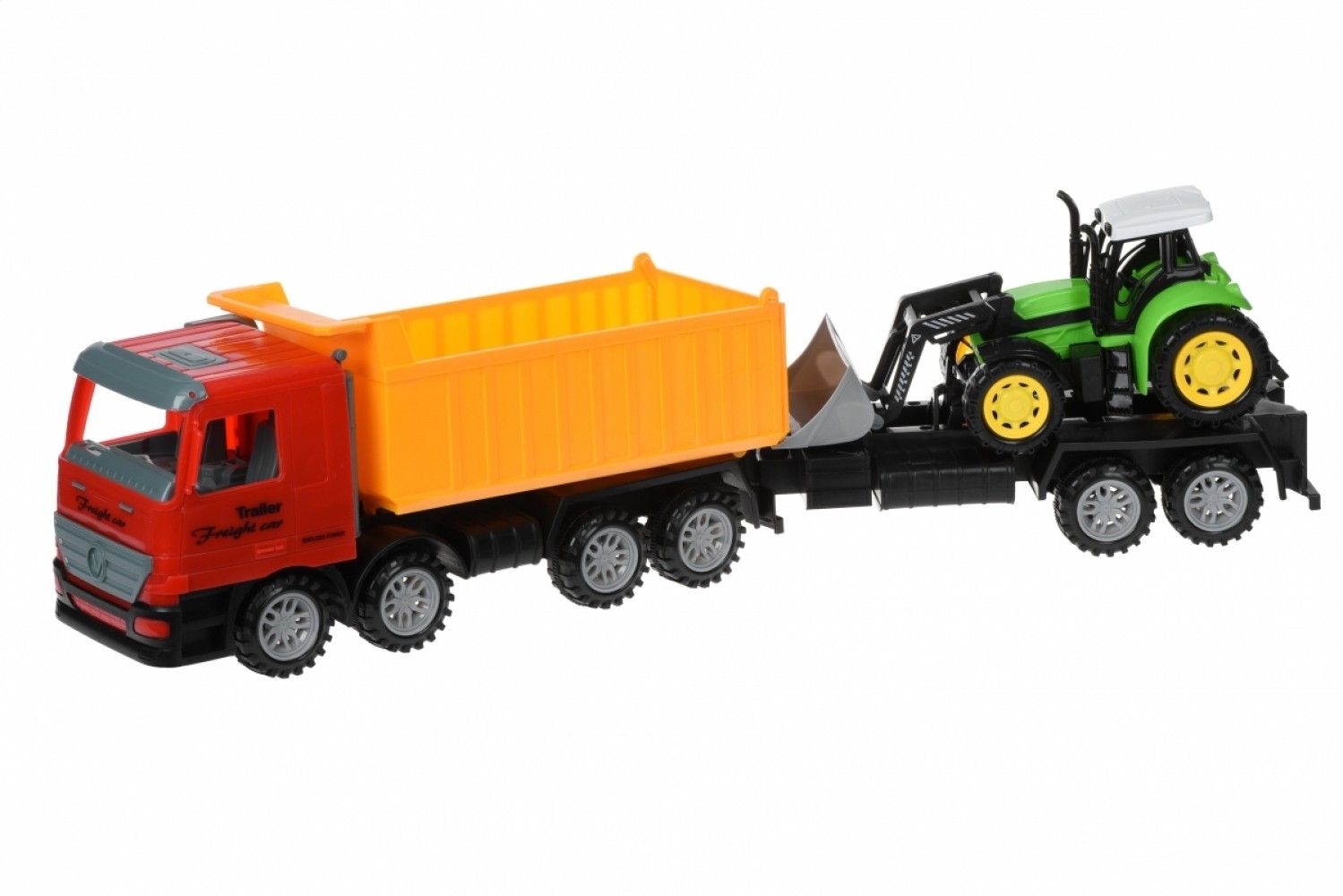 

Машинка инерционная Same Toy Super Combination Самосвал с бульдозером (98-89Ut-1) Red