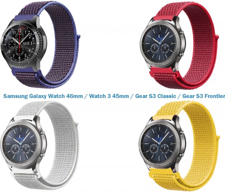 

Набір ремінців 4 кольори BeCover Nylon Style для Samsung Galaxy Watch 46mm/Watch 3 45mm/Gear S3 Classic/Gear S3 Frontier (706560) Girl