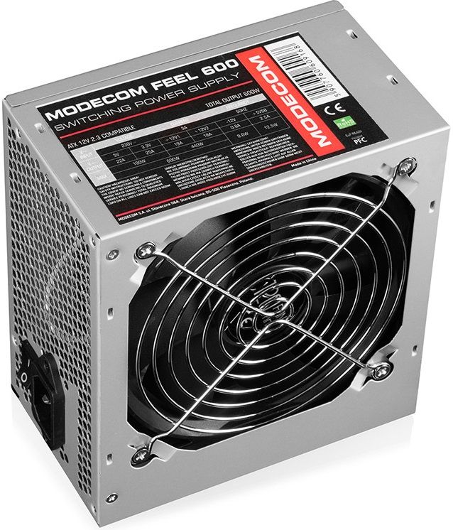 

Блок живлення Modecom Feel 600W Bulk (ZAS-FEEL-00-600-ATX-PFC)