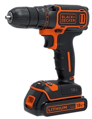 

Аккумуляторная дрель-шуруповерт Black+Decker BDCDC18KB