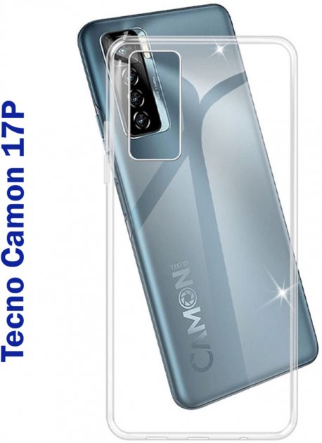 

Cиліконовий чохол BeCover для Tecno Camon 17P (706947) Transparancy