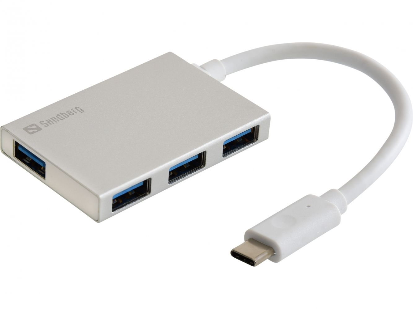 

USB-хаб Sandberg USB-C to 4 xUSB 3.0 Pocket Hub (136-20)
