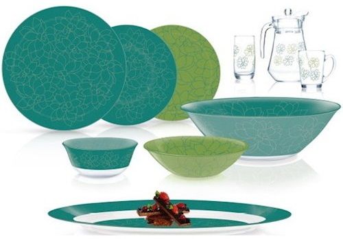 

Сервіз столовий Luminarc Simply Fleurs 46 предметів (N7429)