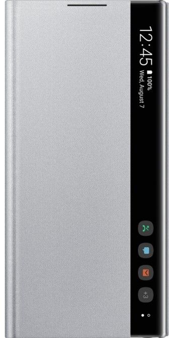 Акція на Чохол-книжка Samsung Clear View Cover для Samsung Galaxy Note 10 (EF-ZN970CSEGRU) Silver від Територія твоєї техніки