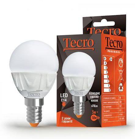 

Лампа LED Tecro PRO-G45-5W-4K-E14 5W 4000K E14