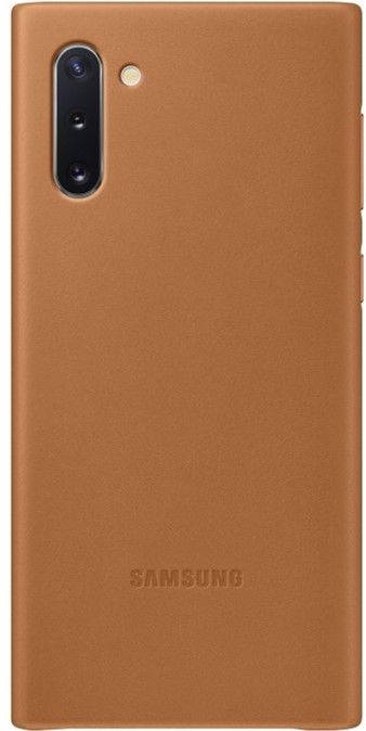 Акція на Чехол Samsung Leather Cover для Samsung Galaxy Note 10 (EF-VN970LAEGRU) Sand-Beige від Територія твоєї техніки