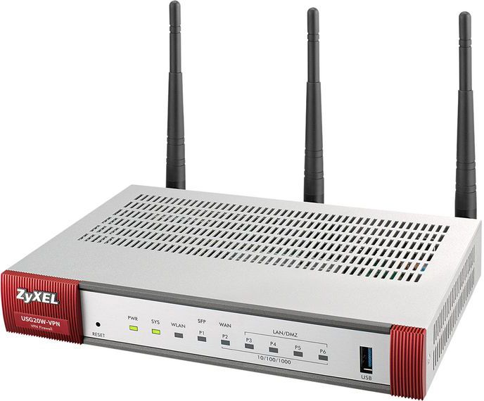 

Міжмережевий екран ZYXEL USG20W-VPN (USG20W-VPN-EU0101F)