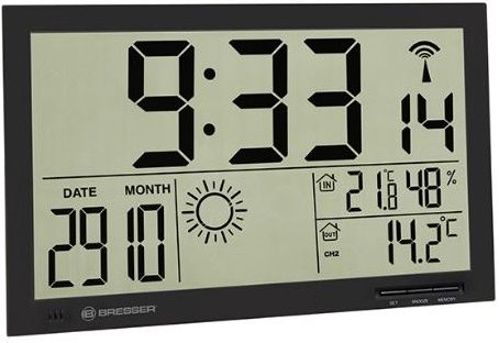 

Метеостанция Bresser MyTime Jumbo LCD (923036) Black