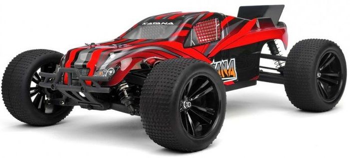 

Модель автомобіля Himoto Траггi Katana E10XTL Brushless 1:10 2.4 ГГц Red