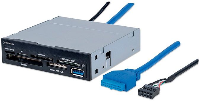 

Картрідер Manhattan 48-in-1 Multi-Card Reader/Writer (101967) Black