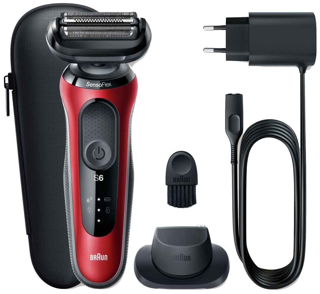 

Електробритва BRAUN Series 6 60-R1200s Red/Black