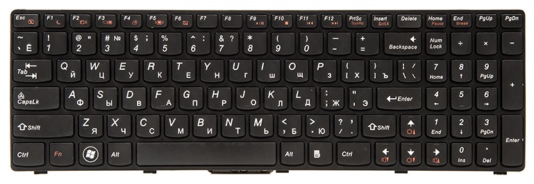 

Клавіатура для ноутбука PowerPlant IBM/Lenovo B570, B590, V570, V580, Z575 (KB311538) Black