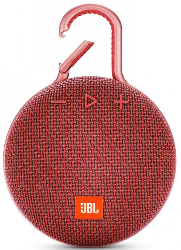 Акція на Портативна акустика JBL Clip 3 (JBLCLIP3RED) Red від Територія твоєї техніки