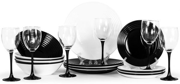 

Сервиз столовый Luminarc Harena BlackWhite из 24 предметов (N2243)