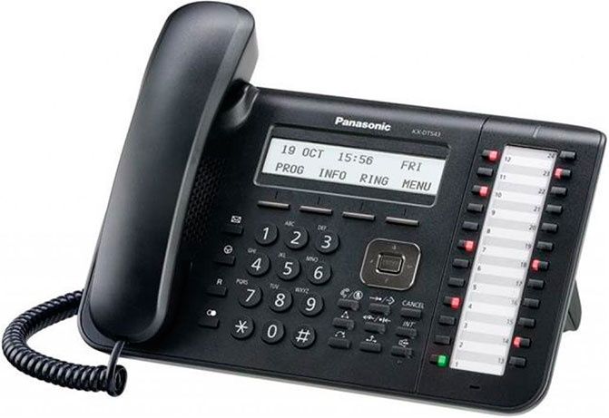 

Системний телефон цифровий Panasonic KX-DT543RU-B Black