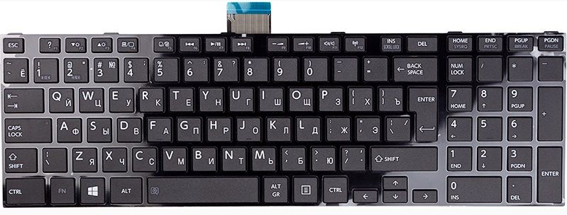 

Клавіатура для ноутбука PowerPlant TOSHIBA Satellite L55-A5284 (KB310791) Black