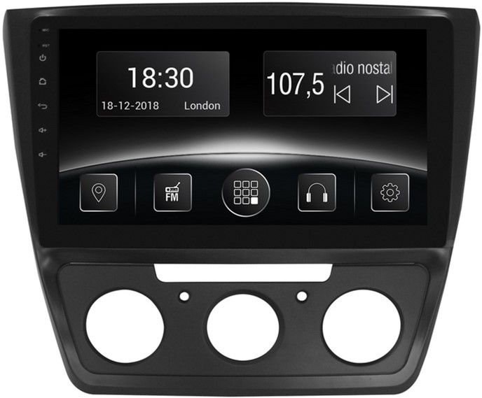 

Автомагнітола штатна Gazer CM5510-5LM для Skoda Yeti (5L) manual conditioner 2009-2013
