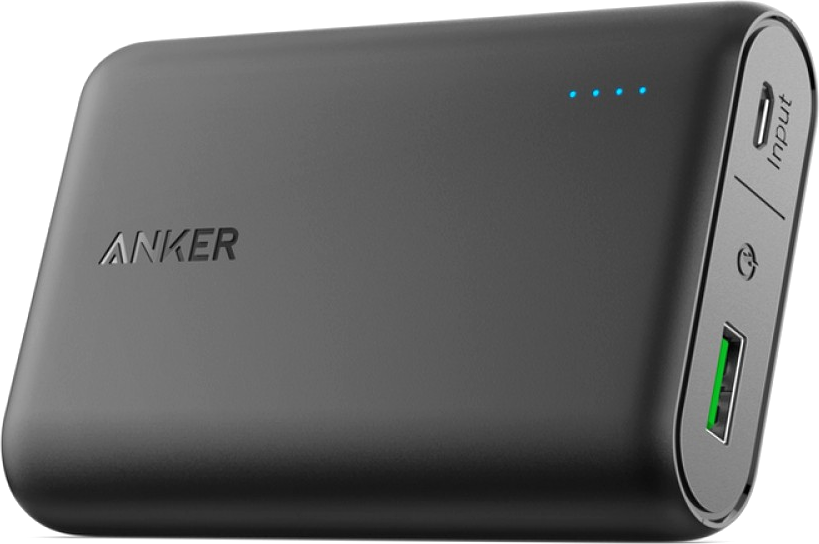 Акція на УМБ Anker PowerCore QC3.0 V3 10000 mAh Black (A1266H11) від Територія твоєї техніки