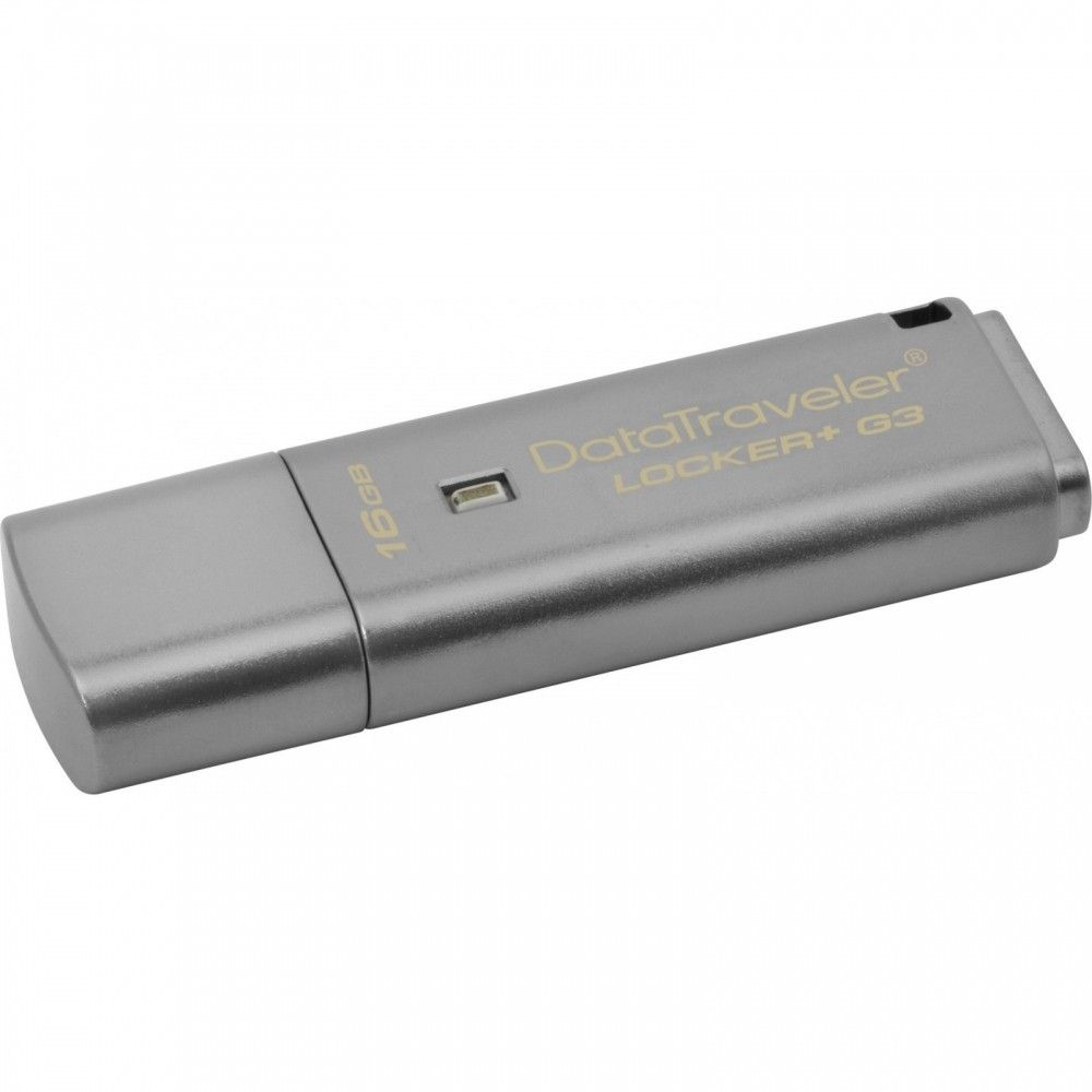

USB флеш накопичувач Kingston DataTraveler Locker+ G3 16GB (DTLPG3/16GB)